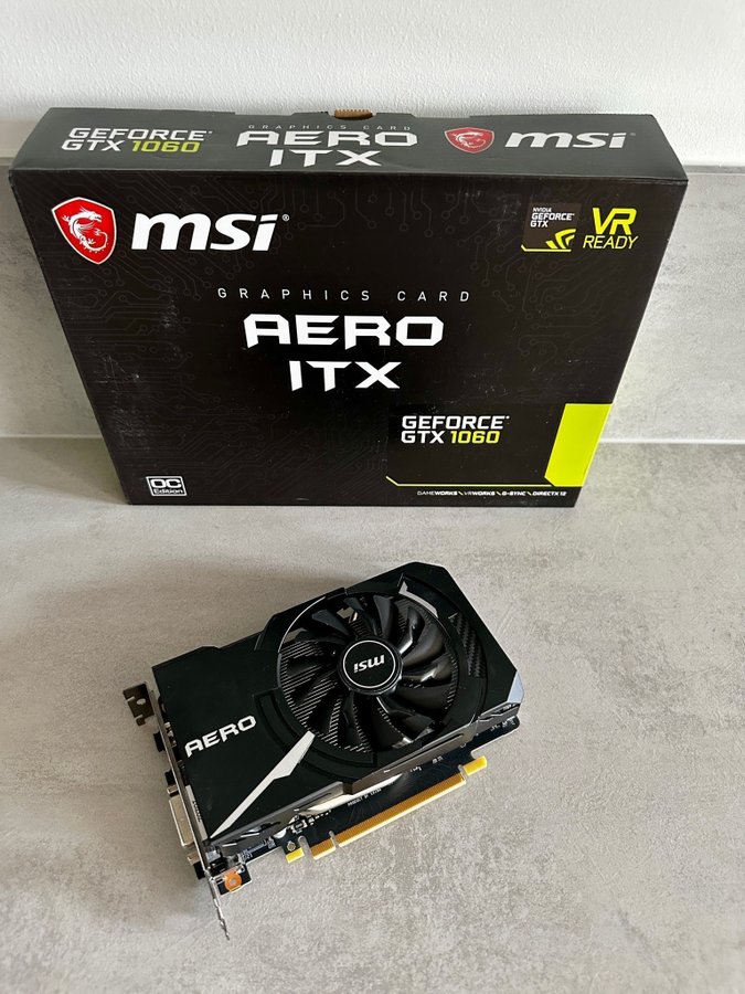 Geforce Gtx1060 Msi Geforce Gtx 1060 Aero Itx 6g Aero Itx Oc Msi