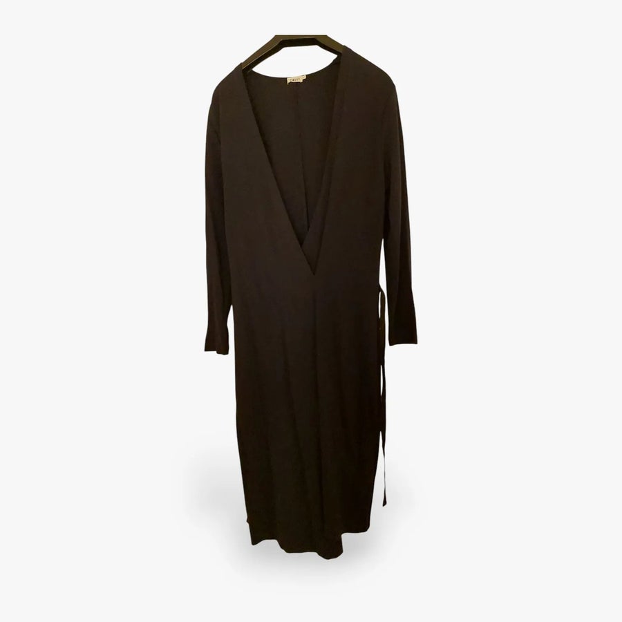 bobi supreme jersey dress BOBI Supreme Jersey INTENSE ScoopHem Pocket Dress  Silver Accents