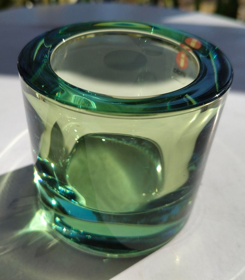 Iittala Marimekko Kivi Ljuslykta LIME GRÖN | Köp på Tradera
