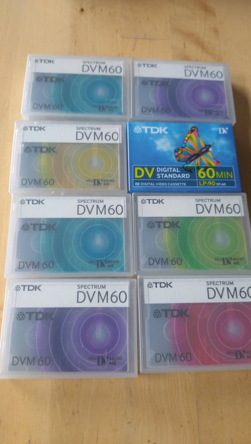 8 st TDK Spectrum DVM60 Mini DV Digital Video K.. | Köp på Tradera