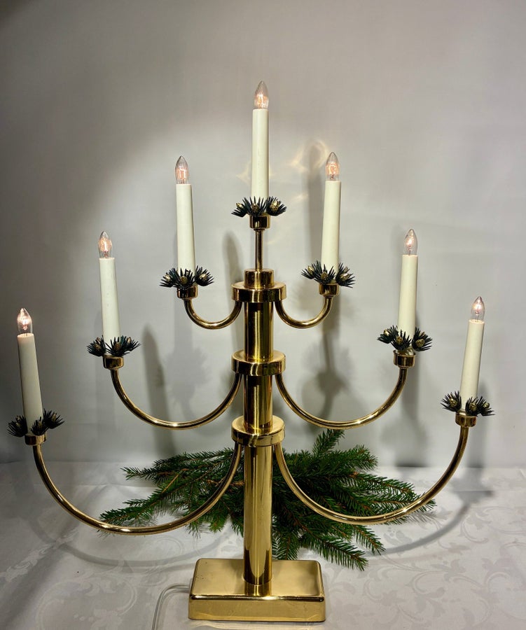 Adventsljusstake Mässing Gnosjö Konstsmide