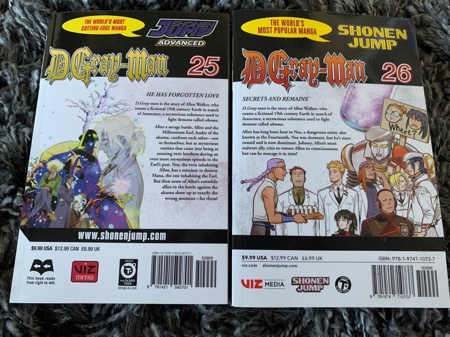 Se Produkter Som Liknar D Gray Man Vol 25 26 Engel Pa Tradera