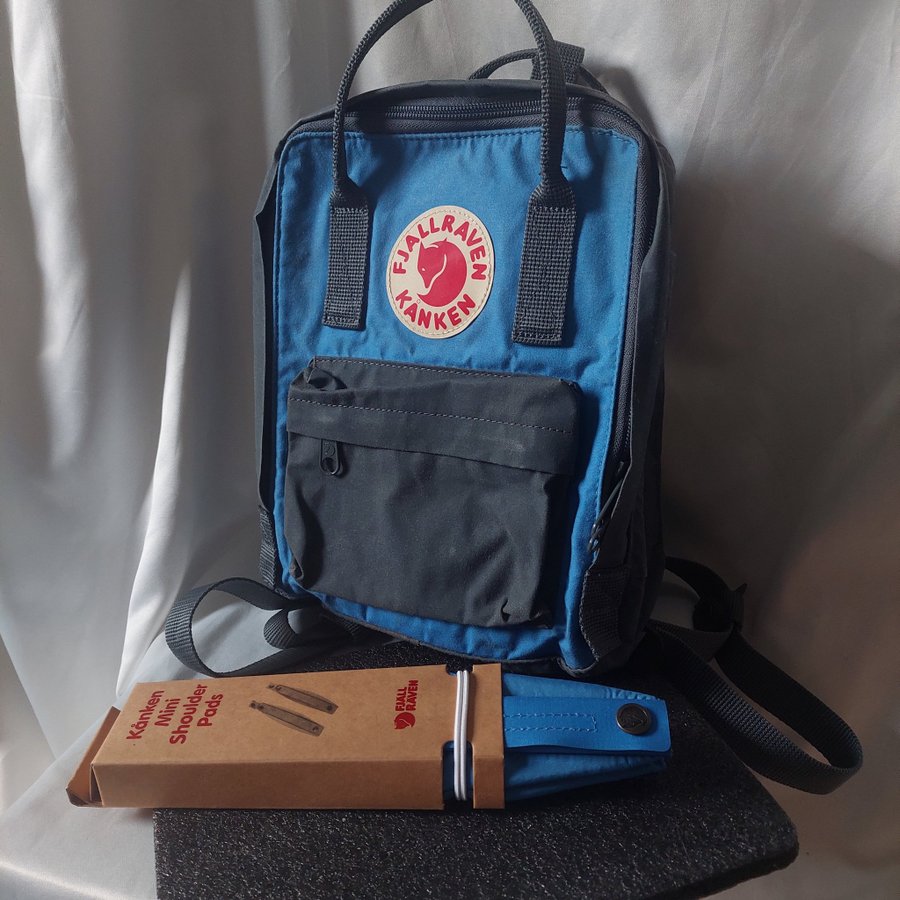 Graphite Fjallraven Shoulder Pads Rare Vintage Fjällräven Kånken