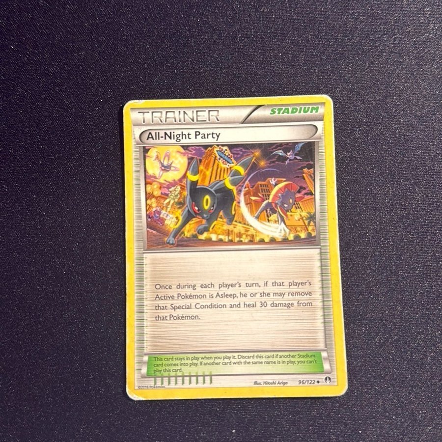 All-Night Party 96/122 BREAKpoint Pokemonkort | Kp p Tradera (723316081)