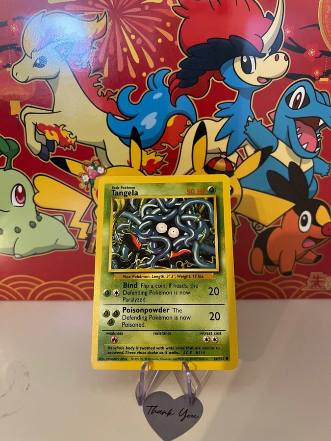 Tangela 66/102 - Base Set (1999) - WOTC Vintage | Kp p Tradera (726829779) Tangela 66/102 - Base Set (1999) - WOTC Vintage | Kp p Tradera (726829779)
