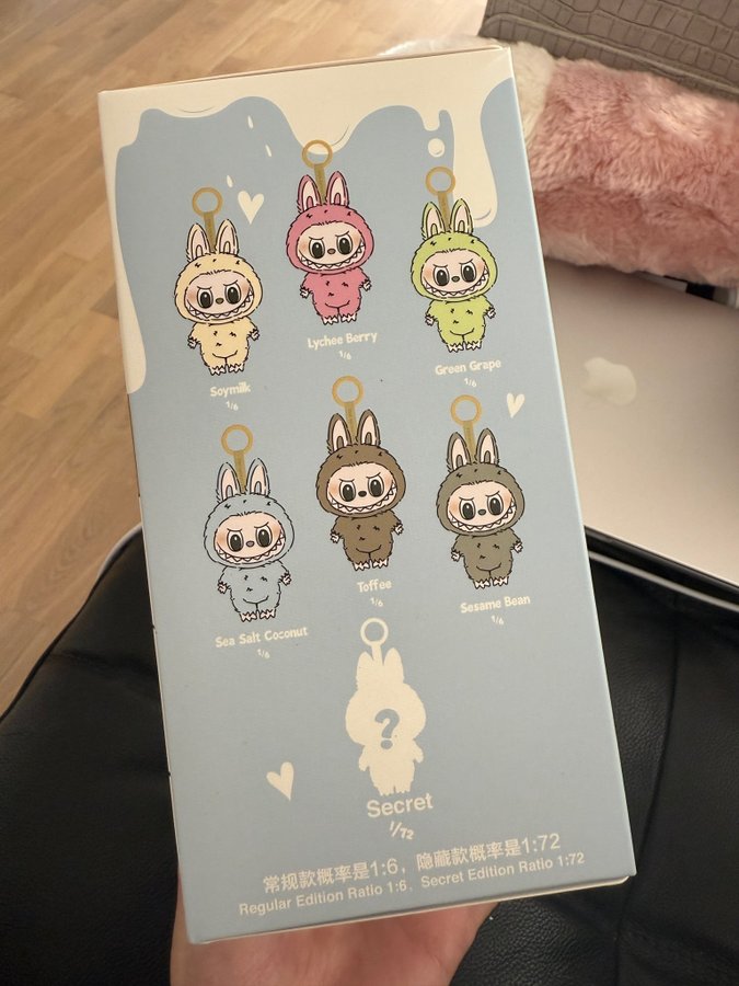 K　LABUBU ExcitingMacaron SesameBean POP MART LABUBU: THE MONSTERS - Exciting Macaron “Sesame