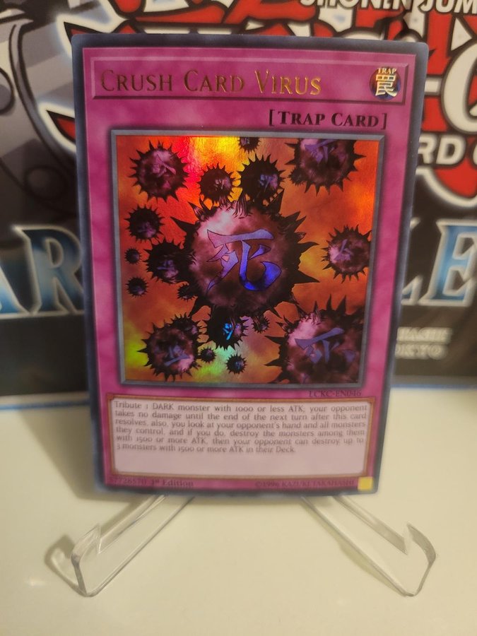 crush card virus ultimate rare Yu-Gi-Oh yugioh Crush Card Virus KC01-JP053 Ultra Rare MINT Japanese f321