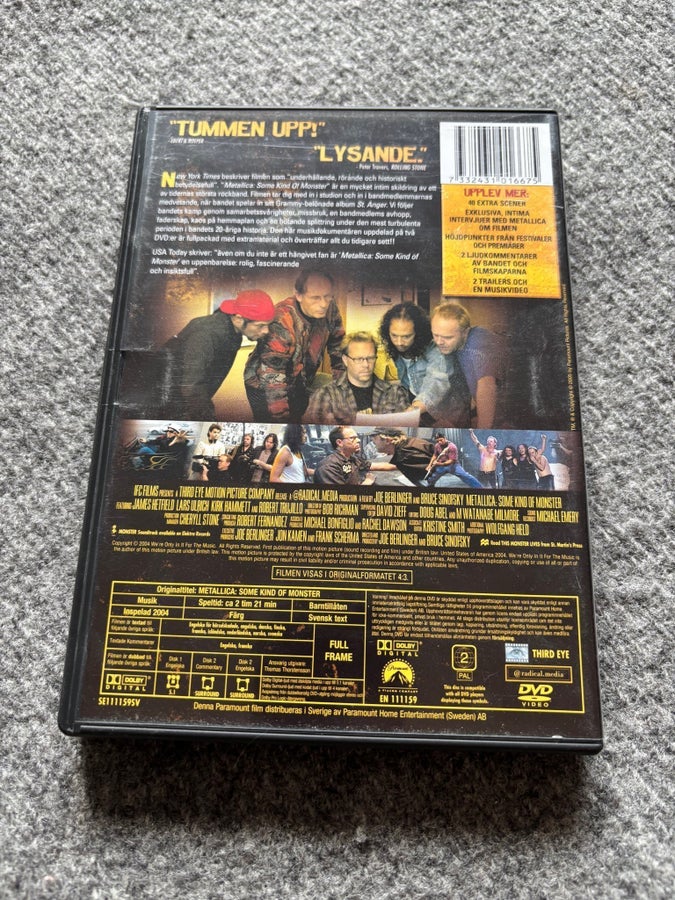 Metallica: Some Kind of Monster (DVD) | Köp på Tradera (756170002)