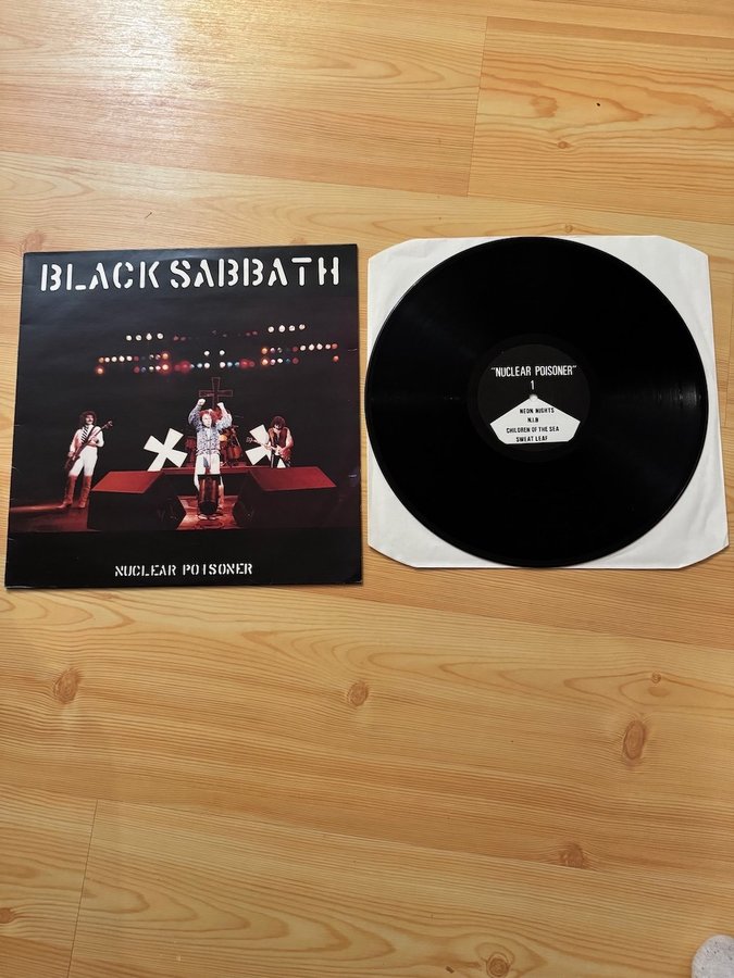 BLACK SABBATH／NUCLEAR POISONER Black Sabbath - Nuclear Poisoner LP October 1980 concert
