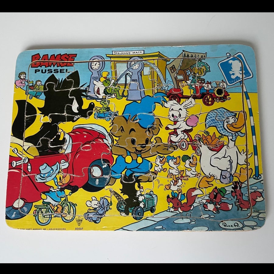 Se produkter som liknar Bamse Pussel träpussel 25 bitar på Tradera ...