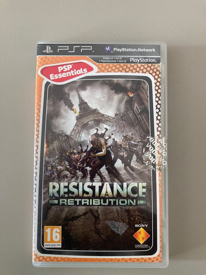 Jogo PSP Essentials Resistance: Retribution