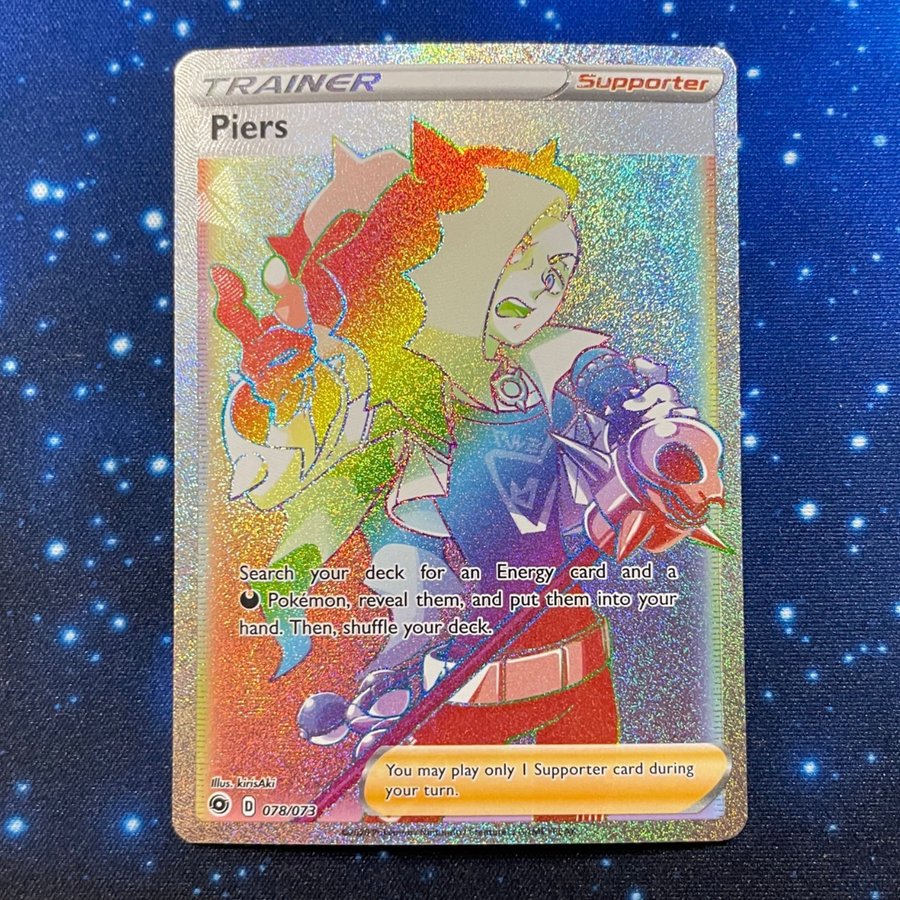 Pokémon Piers Full Art Secret Rainbow Rar.. Köp på Tradera