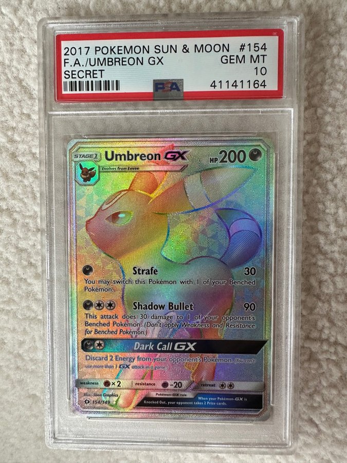 Umbreon GX 2017 PSA 10 プロモーションカード Umbreon GX 2017 PSA 10 プロモーションカード Umbreon GX 80/149 Holo