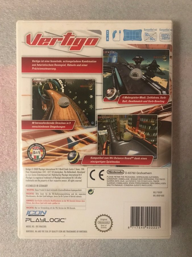 Wii vertigo sales