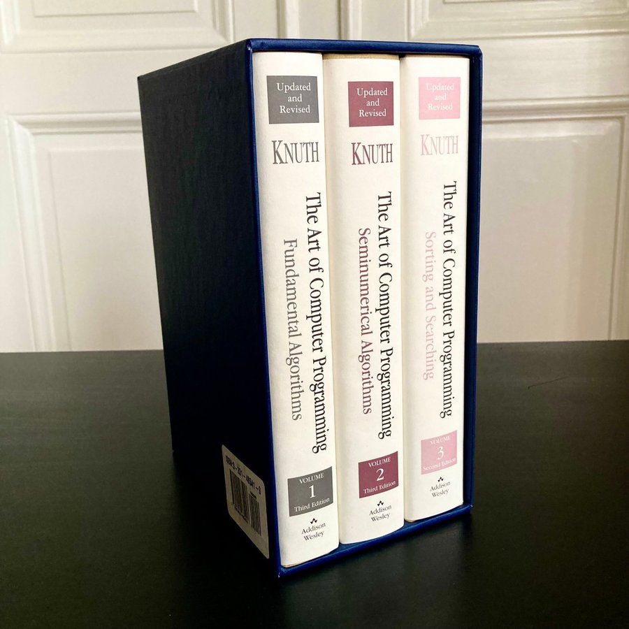 Art of Computer Programming Volumes 1-3 Boxed S.. | Köp på