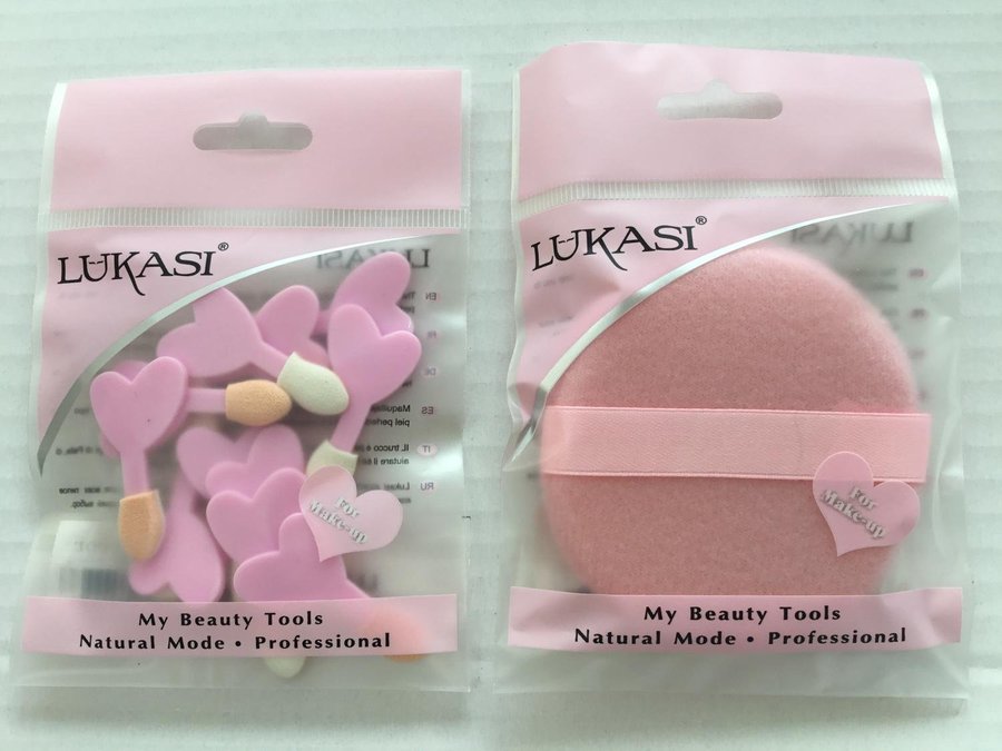 12 st makeup Aplikator Powder Puff K p p Tradera 586759891