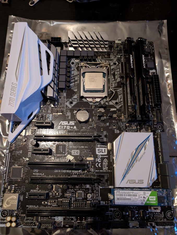 ASUS Z170-A Moderkort + Intel Core i7-6700K CPU.. | Köp på Tradera