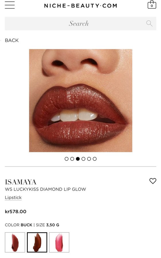 Ny ISAMAYA Luckykiss Diamond Lip Glow - Buck | Köp på