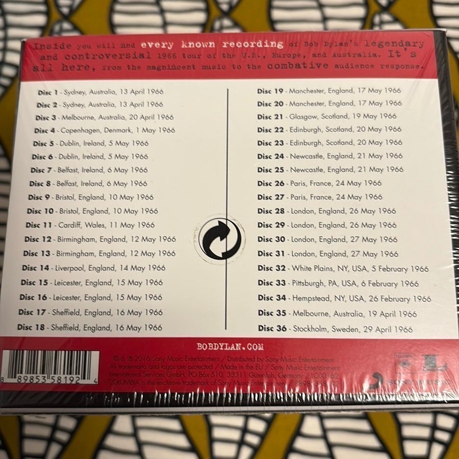 Bob Dylan – 36 cd The 1966 Live Recordings | Köp på Tradera