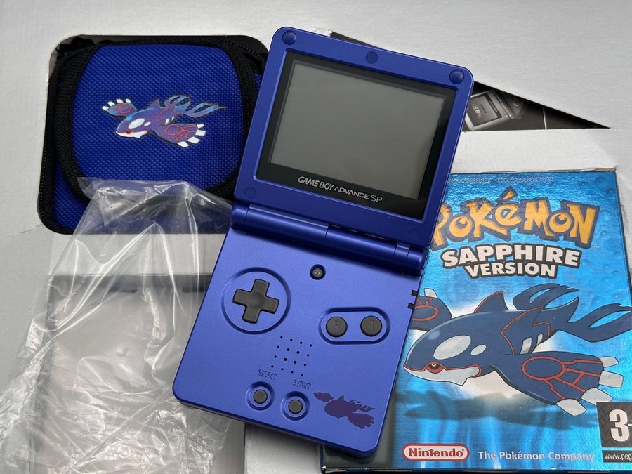 Housse De Transport Game Boy Advance SP - Édition Limitée Pokémon Version Rubis (Super Pak) - RARE