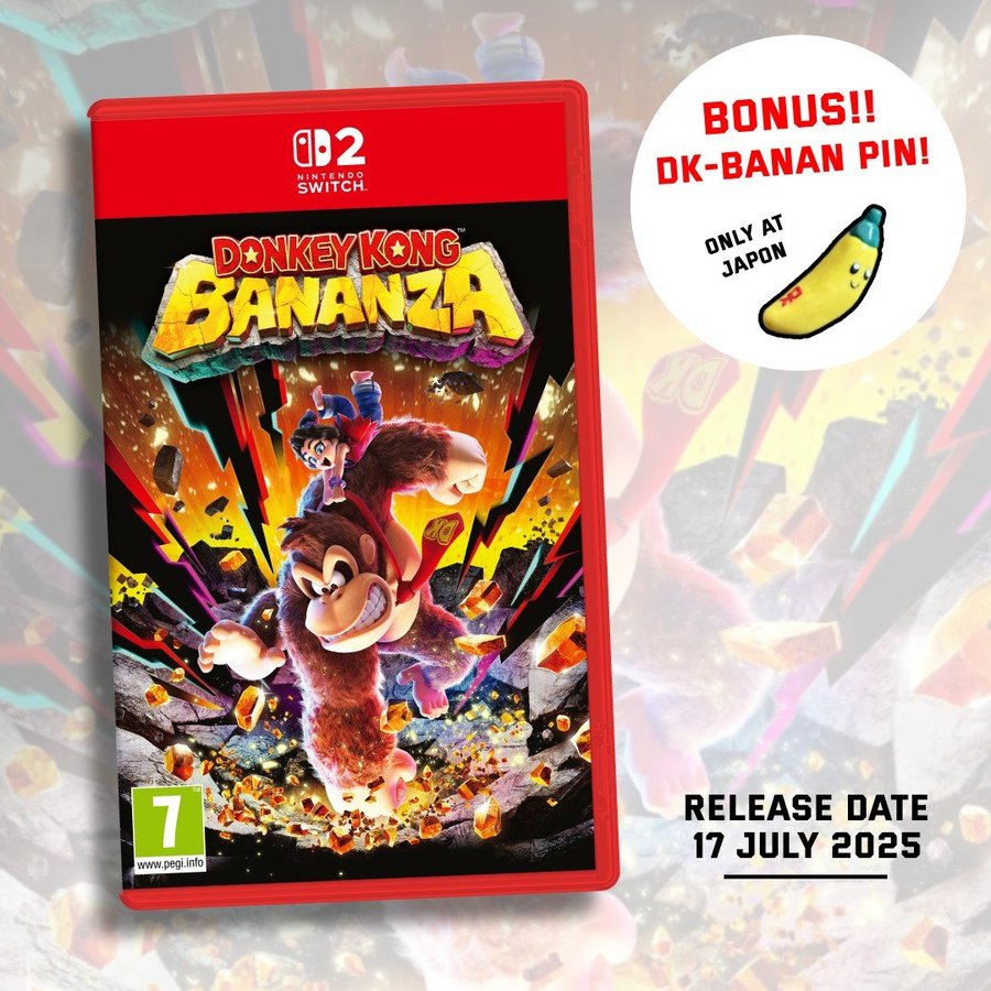 Donkey Kong Bananza MED DK PIN! (UK4.. | Köp från Japon på