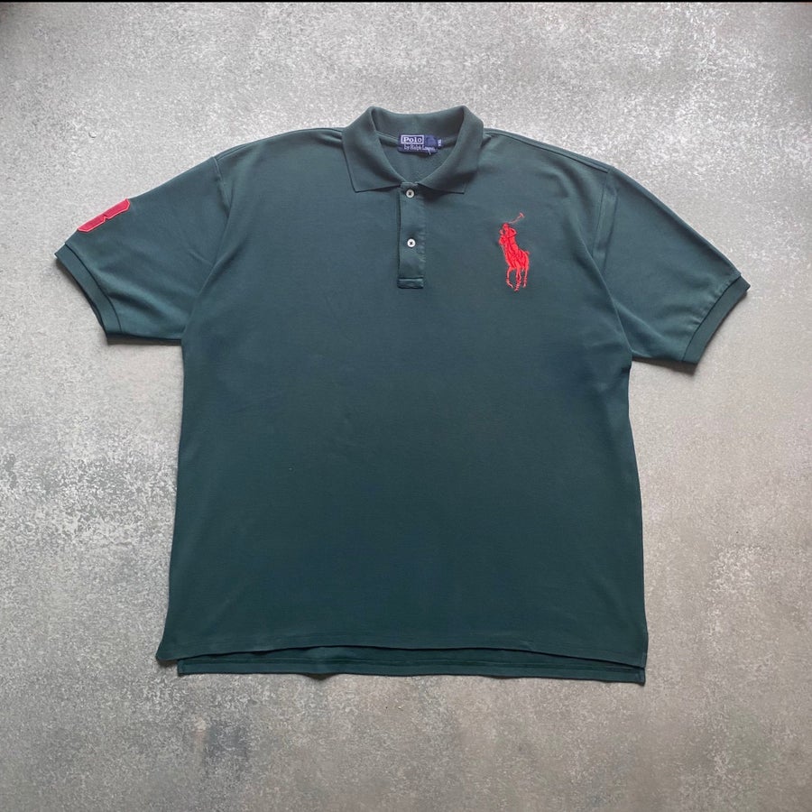 Ralph Lauren vintage 90s 00s polo shirt Big Pon.. | Köp på Tradera