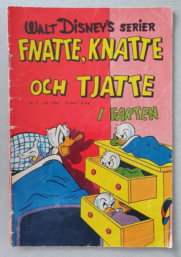 Walt Disneys serier nr 7 1955 / Knatte, Fnatte .. Köp på Tradera