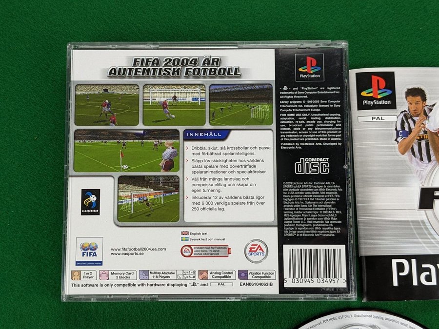 FIFA Football 2004 PS1 K p fr n ClassicGames p Tradera