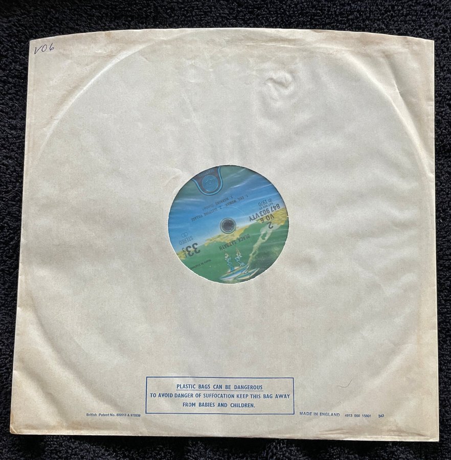 Black Sabbath - Same. UK Vertigo Spaceship! TOP.. | Köp på Tradera