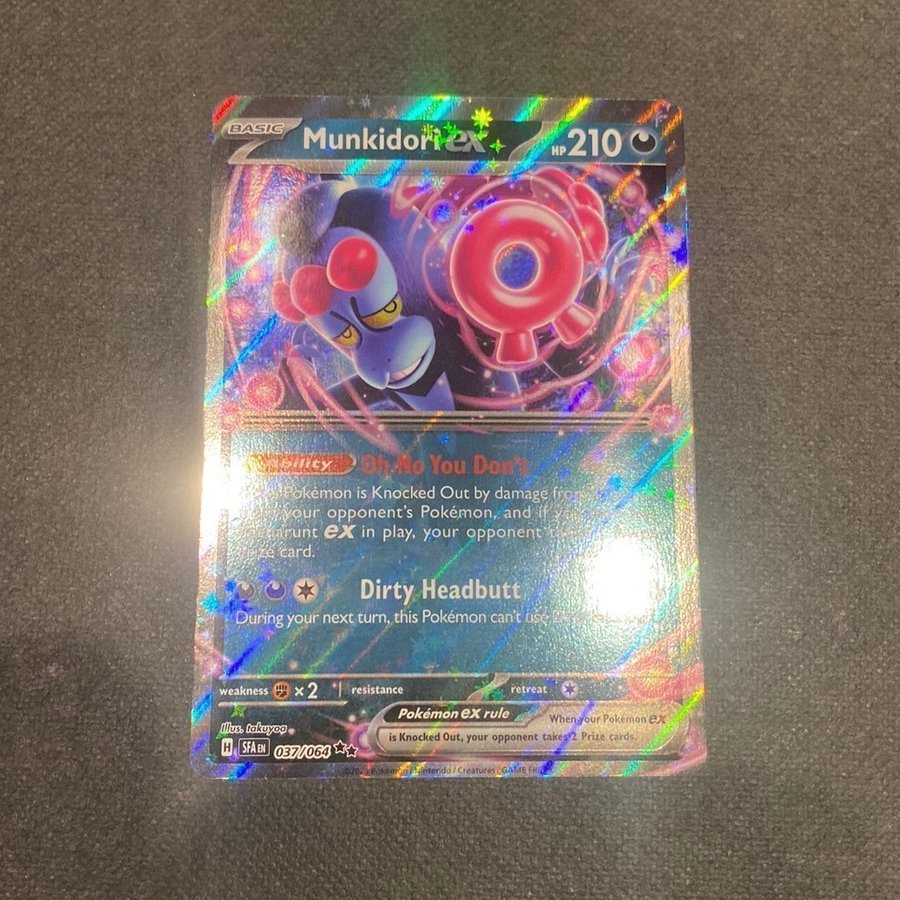 Pokmon kort Munkidori EX 037/064 Shrouded Fable | Kp p Tradera  (730184339)