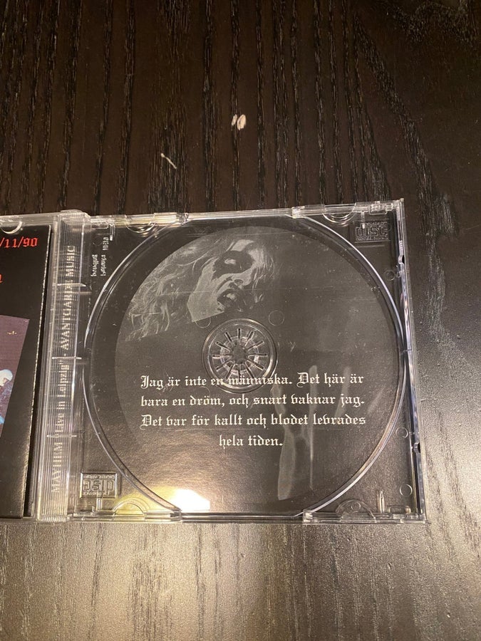 Mayhem - Live in Leipzig CD Gold text VERY RARE | Köp på Tradera