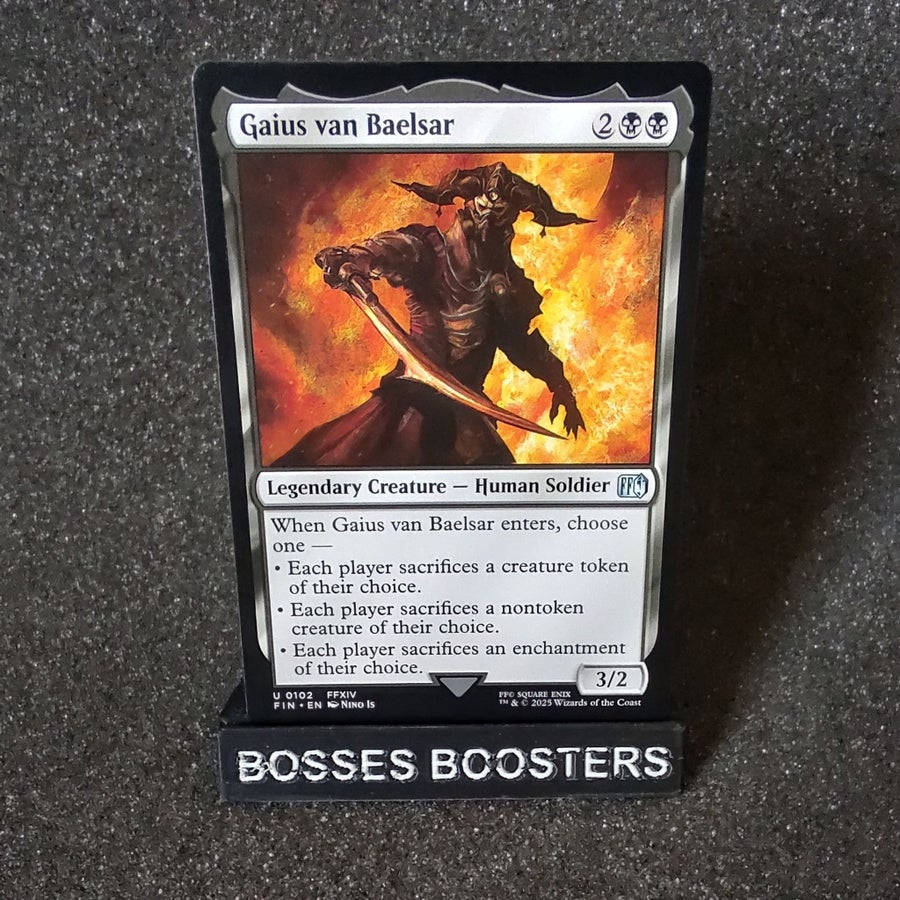 gaius van baelsar mtg card Magic The Gathering - Universes Beyond - Final Fantasy 2 Illustrated by Nino Is All Magic MTG - Gaius van Baelsar