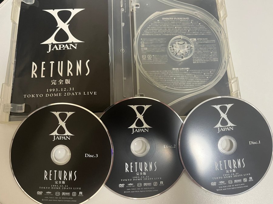 X JAPAN/X JAPAN RETURNS 完全版 1993.12.31〈… X JAPAN RETURNS 完全版1993.12.30 - Album by X JAPAN | Spotify