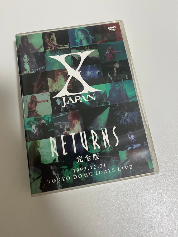 X Japan - Returns 1993.12.31 Tokyo Dome 2 Days .. | Köp på Tradera