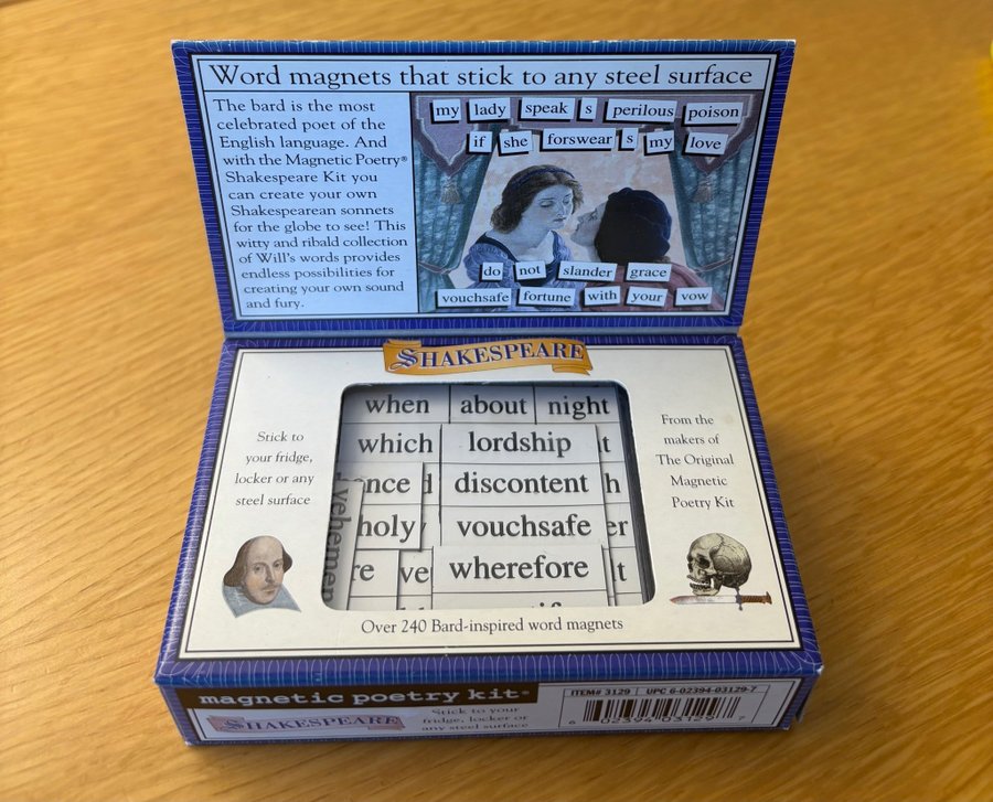 Buy Kit Di Poesia Magnetica Shakespeare Online Italia - Foto 13