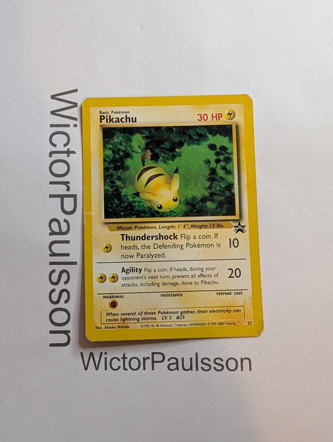 Pikachu - 27 - Black Star Promo | Köp på Tradera (735180419)