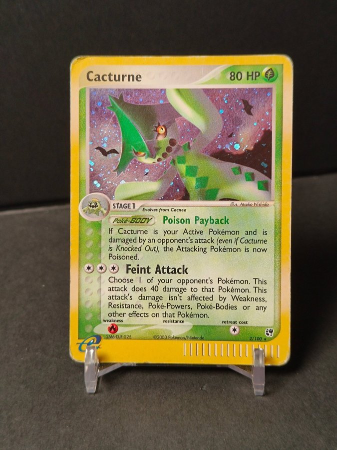Se produkter som liknar Cacturne [Holo Rare] #2/100 E.. p Tradera  (727126586)