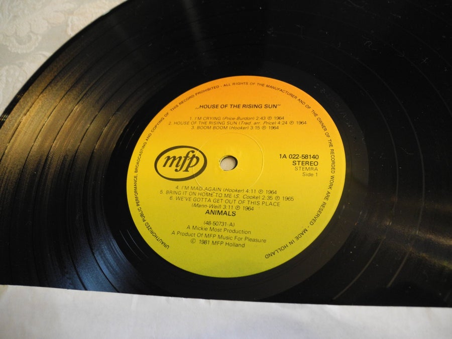 The Animals - House of the Rising Sun - LP | Köp på Tradera (714364043)