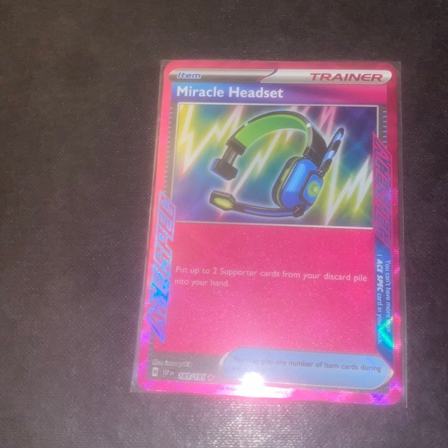 Pokemon kort 183/191 Miracle Headset Surging Sp.. | Kp p Tradera  (724972779)
