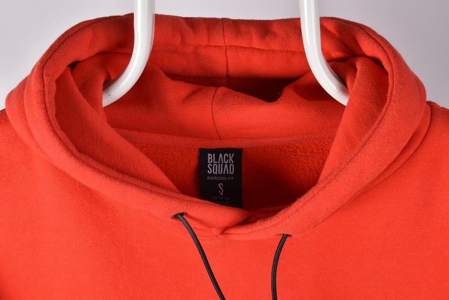 Black squad hoodie orange clearance