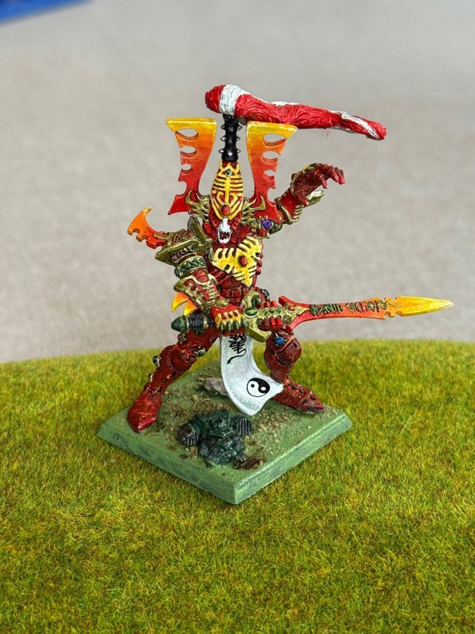 Figurine Warhammer 40k Avatar Eldar - Metal OOP Vintage - Khaine Géant Démon