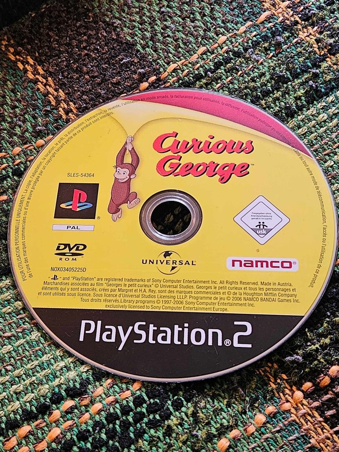 Curious George Sur PlayStation 2 : Le Jeu Neuf Et Scellé !