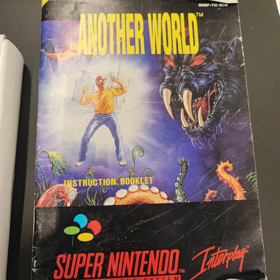 Another World Super Nintendo SNES PAL Komplett Köp på Tradera