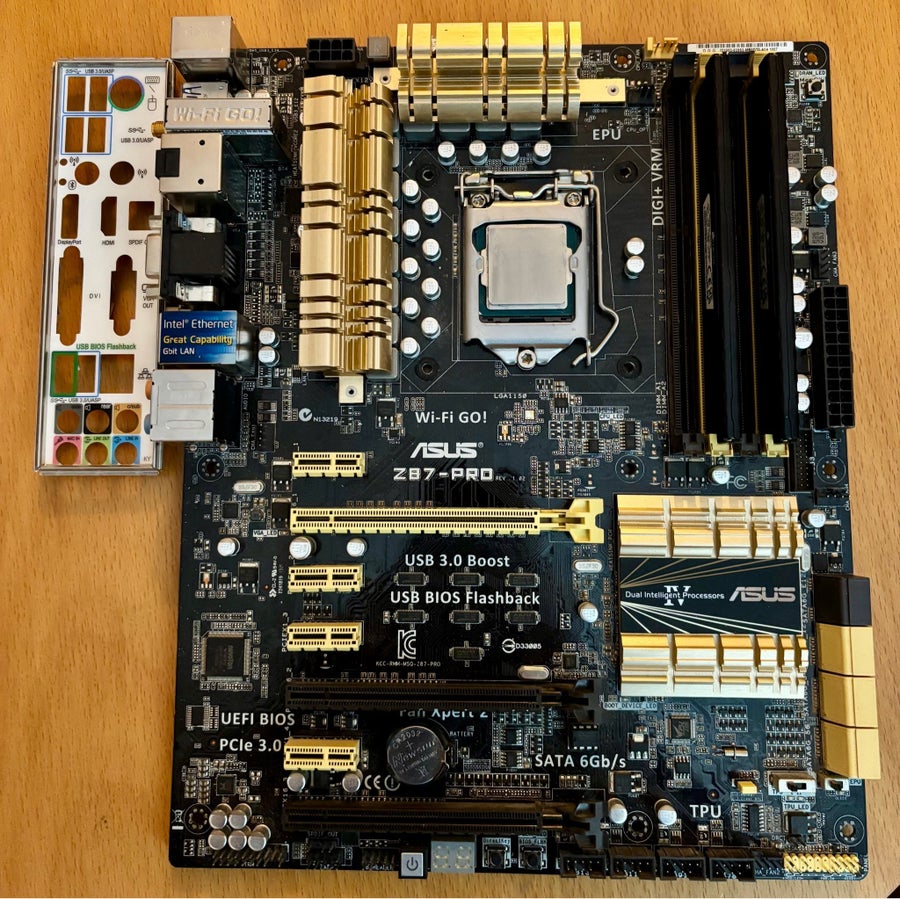 ASUS Z87-PRO V + i7-4770K + 32(8x4動作未確認 ASUS Z87-PRO V + i7