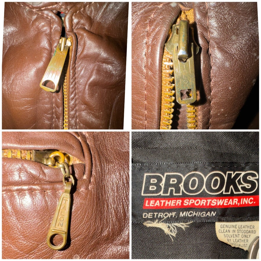 1970s | Brooks Leather Sportswear | café racer .. | Köp på Tradera