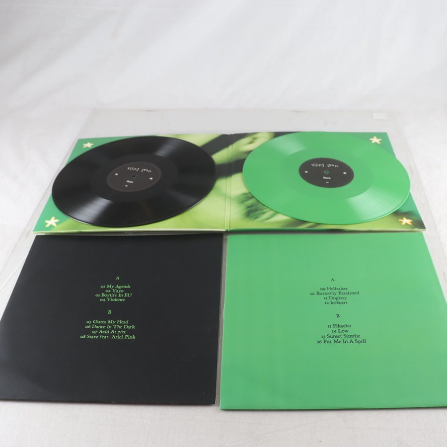 Yung Lean Starz グリーンレコード 2LP Se produkter som liknar LP, Yung Lean - Starz black &.. på Tradera