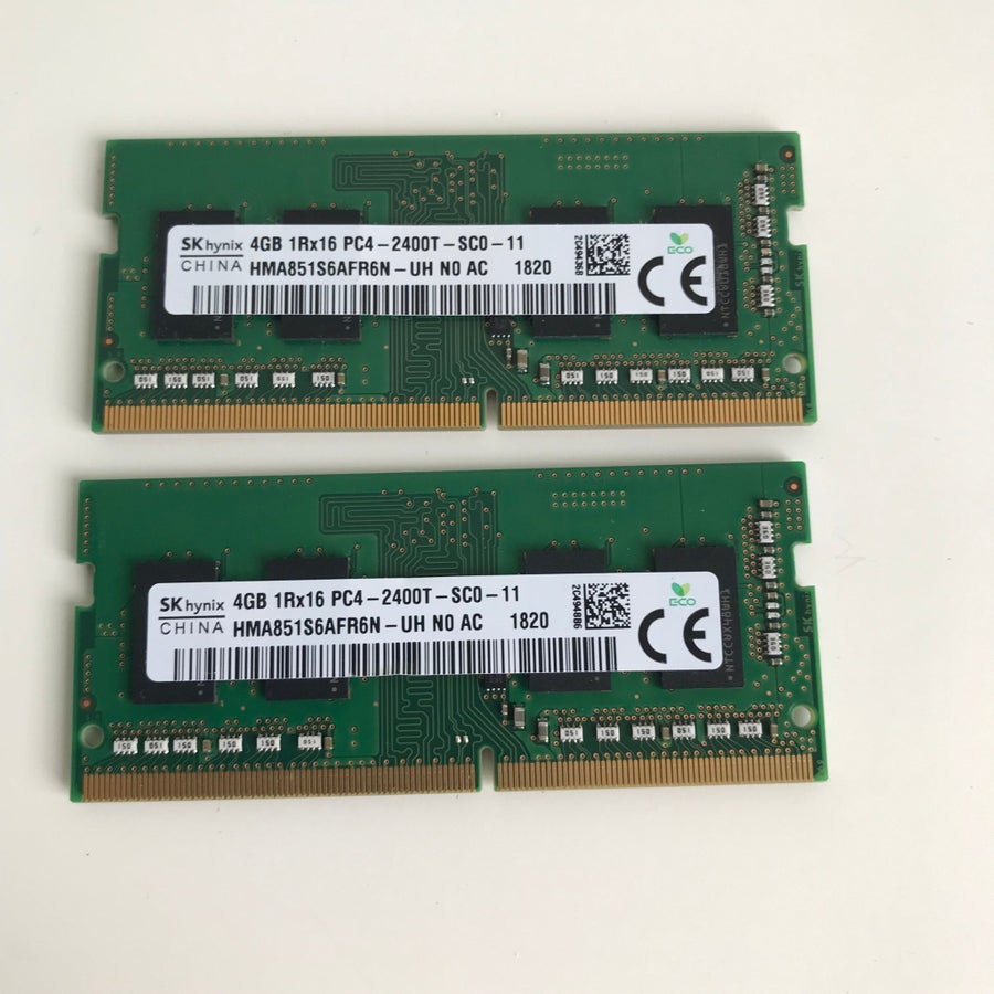 2x SK Hynix 4GB DDR4 2400T RAM-minnen | Köp på Tradera (755106582)