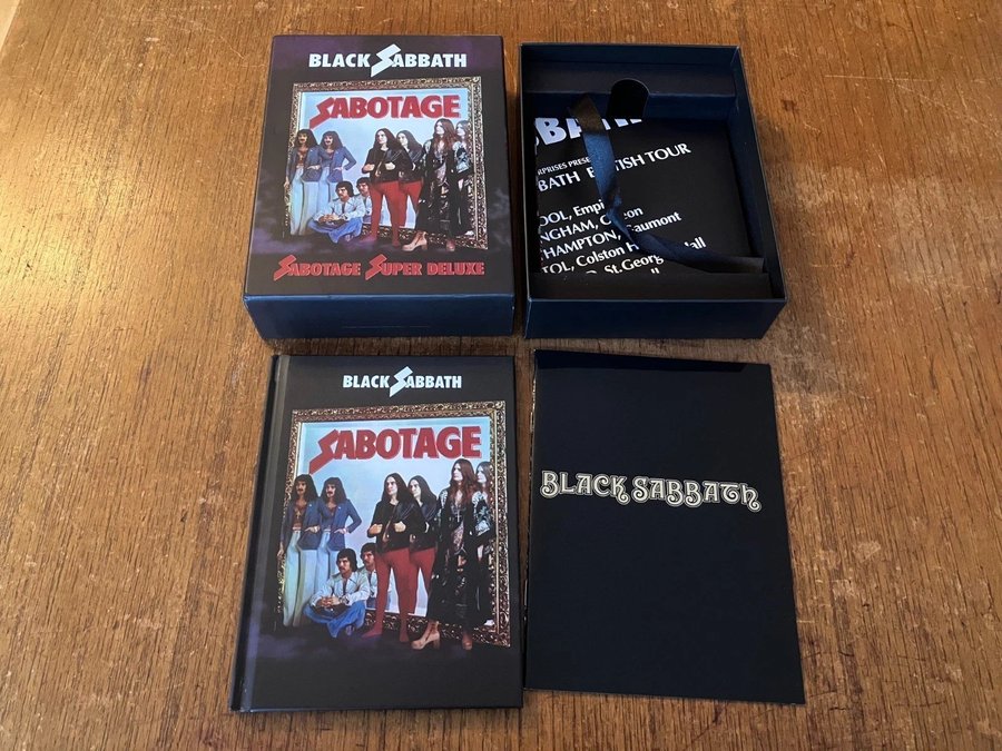 BLACK SABBATH Sabotage 4-CD BOX Set Super Delux.. | Köp på Tradera