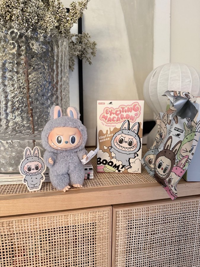 【正規品】LABUBU Exciting Macaron Sea salt Pop Mart Labubu The Monsters Exciting Macaron Sea Salt