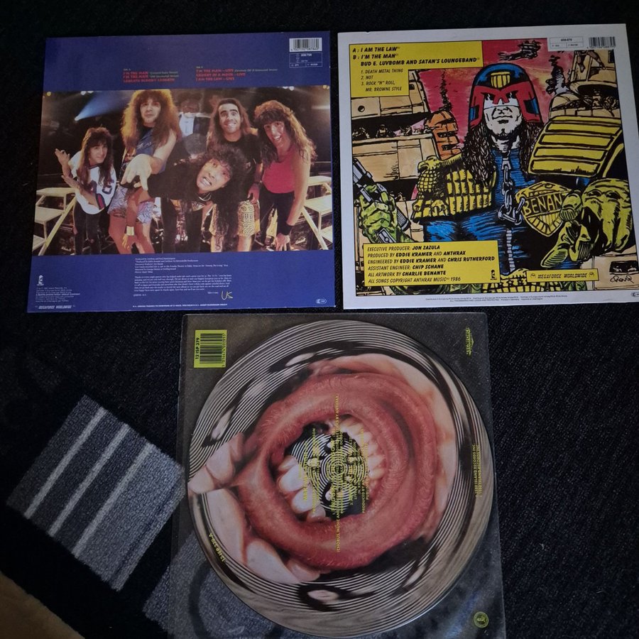 Anthrax - I'm The Man, I Am The Law, Make Me La.. | Köp på Tradera